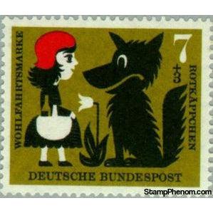 Germany 1960 Fairy tales Grimm-Stamps-Germany-Mint-StampPhenom