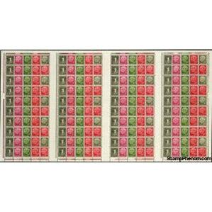 Germany 1960 Mini Sheet-Prof. Dr. Theodor Heuss (1884-1963)-Stamps-Germany-Mint-StampPhenom