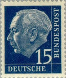 Germany 1960 Prof. Dr. Theodor Heuss (1884-1963), 1st German President-Stamps-Germany-Mint-StampPhenom