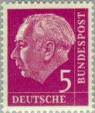 Germany 1960 Prof. Dr. Theodor Heuss (1884-1963), 1st German President-Stamps-Germany-Mint-StampPhenom