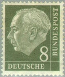 Germany 1960 Prof. Dr. Theodor Heuss (1884-1963), 1st German President-Stamps-Germany-Mint-StampPhenom