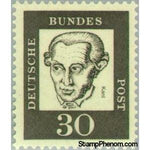 Germany 1961 Immanuel Kant (1724-1804), philosopher-Stamps-Germany-Mint-StampPhenom