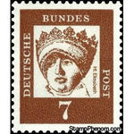 Germany 1961 St. Elizabeth (1207-1231), Landgrave of Thuringia-Stamps-Germany-Mint-StampPhenom