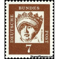 Germany 1961 St. Elizabeth (1207-1231), Landgrave of Thuringia-Stamps-Germany-Mint-StampPhenom