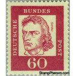 Germany 1962 Friedrich von Schiller (1759-1805), poet-Stamps-Germany-Mint-StampPhenom