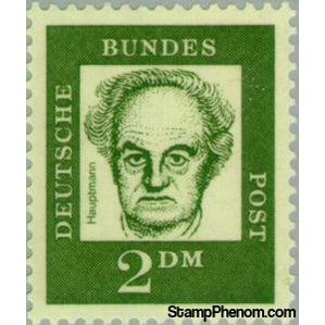 Germany 1962 Gerhart Hauptmann (1862-1946), poet, playwrighter, Nobel Pri-Stamps-Germany-Mint-StampPhenom