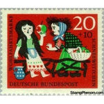 Germany 1962 Scene from the fairy tale "Snow white and the seven dwarfs"-Stamps-Germany-Mint-StampPhenom