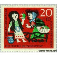 Germany 1962 Scene from the fairy tale "Snow white and the seven dwarfs"-Stamps-Germany-Mint-StampPhenom