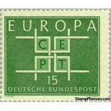 Germany 1963 C.E.P.T.- Square-Stamps-Germany-Mint-StampPhenom