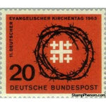 Germany 1963 Evangelical Church Day-Stamps-Germany-Mint-StampPhenom