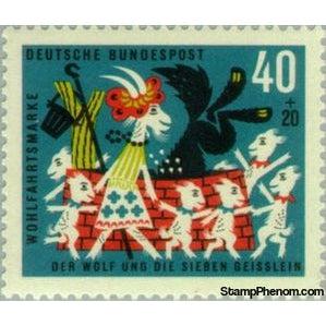 Germany 1963 Fairy tales Grimm-Stamps-Germany-Mint-StampPhenom