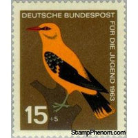 Germany 1963 Golden Oriole (Oriolus oriolus)-Stamps-Germany-Mint-StampPhenom