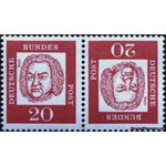 Germany 1963 Johann Sebastian Bach (1685-1750), composer-Stamps-Germany-Mint-StampPhenom