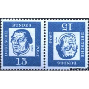 Germany 1963 Martin Luther (1483-1546), reformer-Stamps-Germany-Mint-StampPhenom