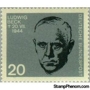 Germany 1964 Beck, Ludwig-Stamps-Germany-Mint-StampPhenom