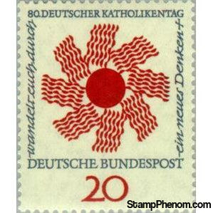 Germany 1964 Catholics Day-Stamps-Germany-Mint-StampPhenom