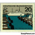 Germany 1964 Ferry "Kronprinz Harald", Kiel-Stamps-Germany-Mint-StampPhenom