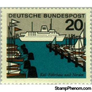 Germany 1964 Ferry "Kronprinz Harald", Kiel-Stamps-Germany-Mint-StampPhenom