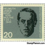 Germany 1964 Moltke, Helmut James Graf von-Stamps-Germany-Mint-StampPhenom