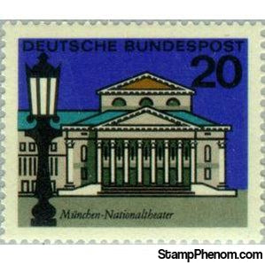 Germany 1964 National Theatre, Munich-Stamps-Germany-Mint-StampPhenom