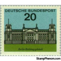 Germany 1964 Reichstag, Berlin-Stamps-Germany-Mint-StampPhenom