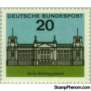 Germany 1964 Reichstag, Berlin-Stamps-Germany-Mint-StampPhenom