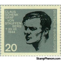 Germany 1964 Stauffenberg, Claus Graf Schenk von-Stamps-Germany-Mint-StampPhenom