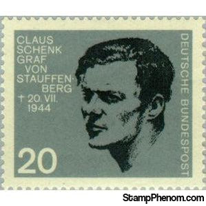 Germany 1964 Stauffenberg, Claus Graf Schenk von-Stamps-Germany-Mint-StampPhenom