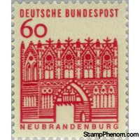 Germany 1964 Treptow Gate, Neubrandenburg-Stamps-Germany-Mint-StampPhenom