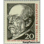 Germany 1965 150th Anniversary Birth of Otto von Bismarck-Stamps-Germany-Mint-StampPhenom