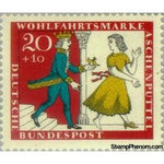 Germany 1965 Cinderella and her shoe-Stamps-Germany-Mint-StampPhenom