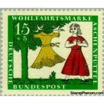 Germany 1965 Cinderella and the Coat-Stamps-Germany-Mint-StampPhenom