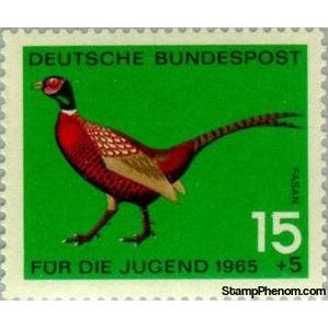 Germany 1965 Common Pheasant (Phasianus colchicus)-Stamps-Germany-Mint-StampPhenom