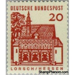 Germany 1965 Gatehouse of Lorsch, Hessen-Stamps-Germany-Mint-StampPhenom