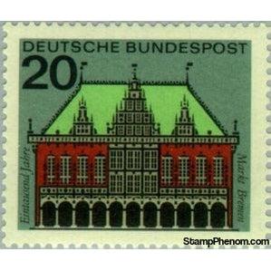 Germany 1965 Market Hall, Bremen-Stamps-Germany-Mint-StampPhenom