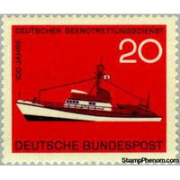 Germany 1965 Rescue ship-Stamps-Germany-Mint-StampPhenom