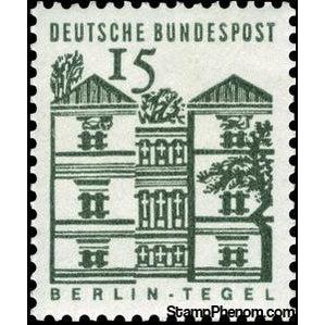 Germany 1965 Tegel castle, Berlin-Stamps-Germany-Mint-StampPhenom