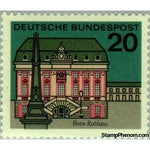 Germany 1965 Town Hall, Bonn-Stamps-Germany-Mint-StampPhenom