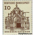 Germany 1965 Wallpavillon of the Zwinger, Dresden-Stamps-Germany-Mint-StampPhenom