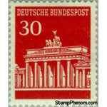 Germany 1966 Brandenburg Gate, Berlin, 30pf-Stamps-Germany-Mint-StampPhenom