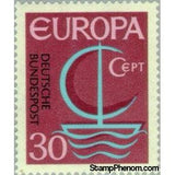 Germany 1966 C.E.P.T.- Ship-Stamps-Germany-StampPhenom