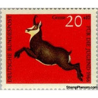 Germany 1966 Chamois (Rupicapra rupicapra)-Stamps-Germany-StampPhenom