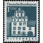 Germany 1966 Melanchthon building, Wittenberg-Stamps-Germany-StampPhenom