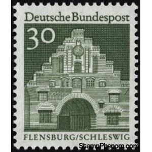 Germany 1966 Norder Gate, Flensburg/Schleswig-Stamps-Germany-StampPhenom