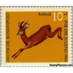 Germany 1966 Roe Deer (Capreolus capreolus)-Stamps-Germany-StampPhenom