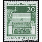 Germany 1967 Gatehouse of Lorsch/Hessen-Stamps-Germany-StampPhenom