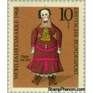 Germany 1968 Doll of 1878-Stamps-Germany-StampPhenom