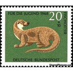 Germany 1968 Eurasian Otter (Lutra lutra)-Stamps-Germany-StampPhenom