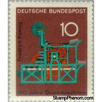 Germany 1968 Koenig Printing Press-Stamps-Germany-StampPhenom