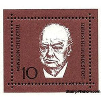 Germany 1968 Sir Winston Churchill (1874-1965), british statesman-Stamps-Germany-StampPhenom